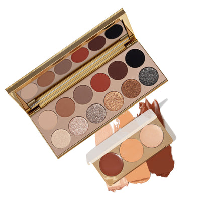 Eyeshadow & Contour Palette Bundle - Vanity Makeup