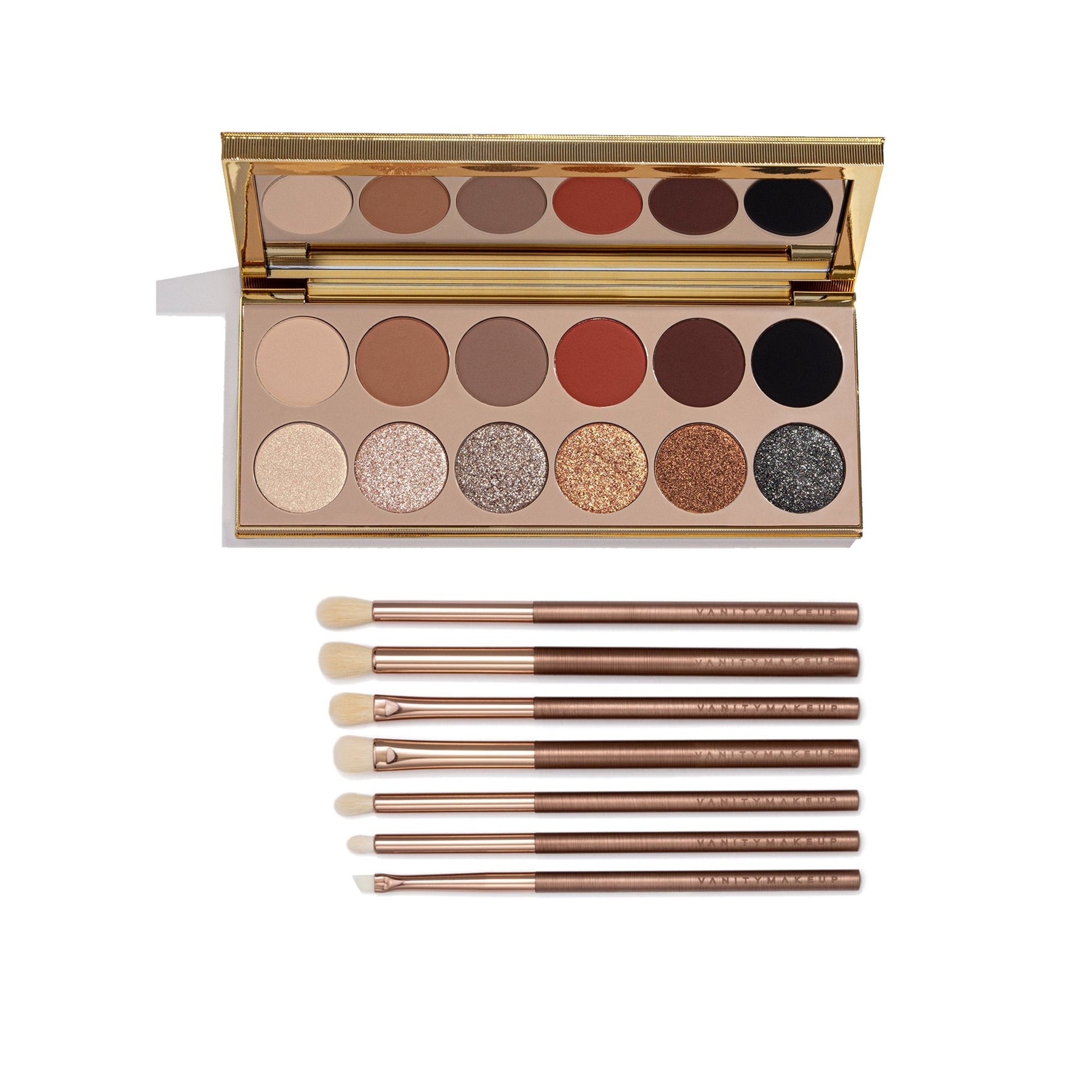 Beauty Revolution Makeup Mystery Box - Exclusive All in One Makeup Set -  Includes Various Makeup Palettes, Brushes, Eyeshadow Palette, Lip Stick and
